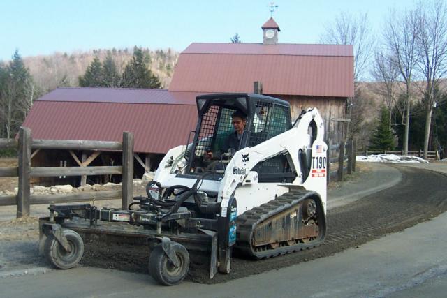 Driveway grading