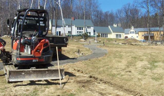 Grading - Path from house to pond
