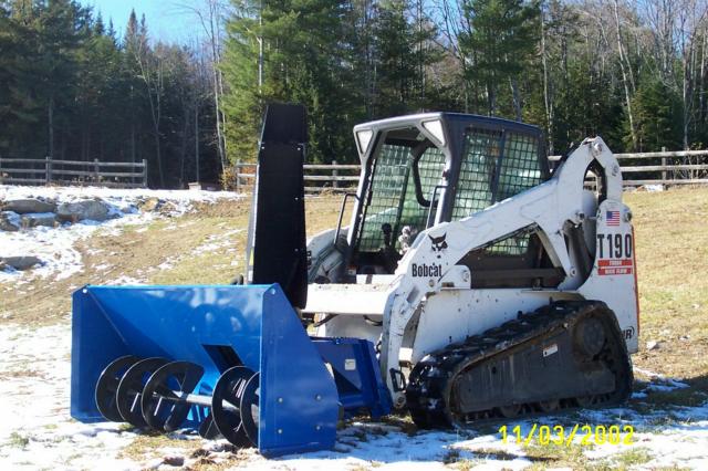 Snow blowing cleans winter's best